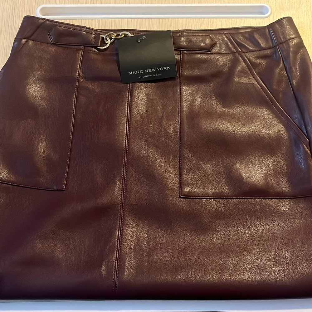 Marc New York Skirts / Marc New York Faux Leader Skirt